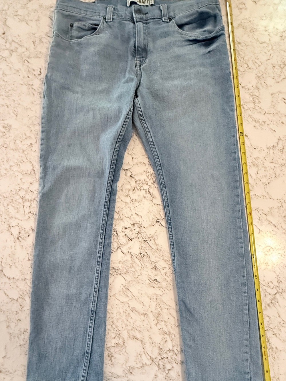 True Craft men’s light wash denim jeans